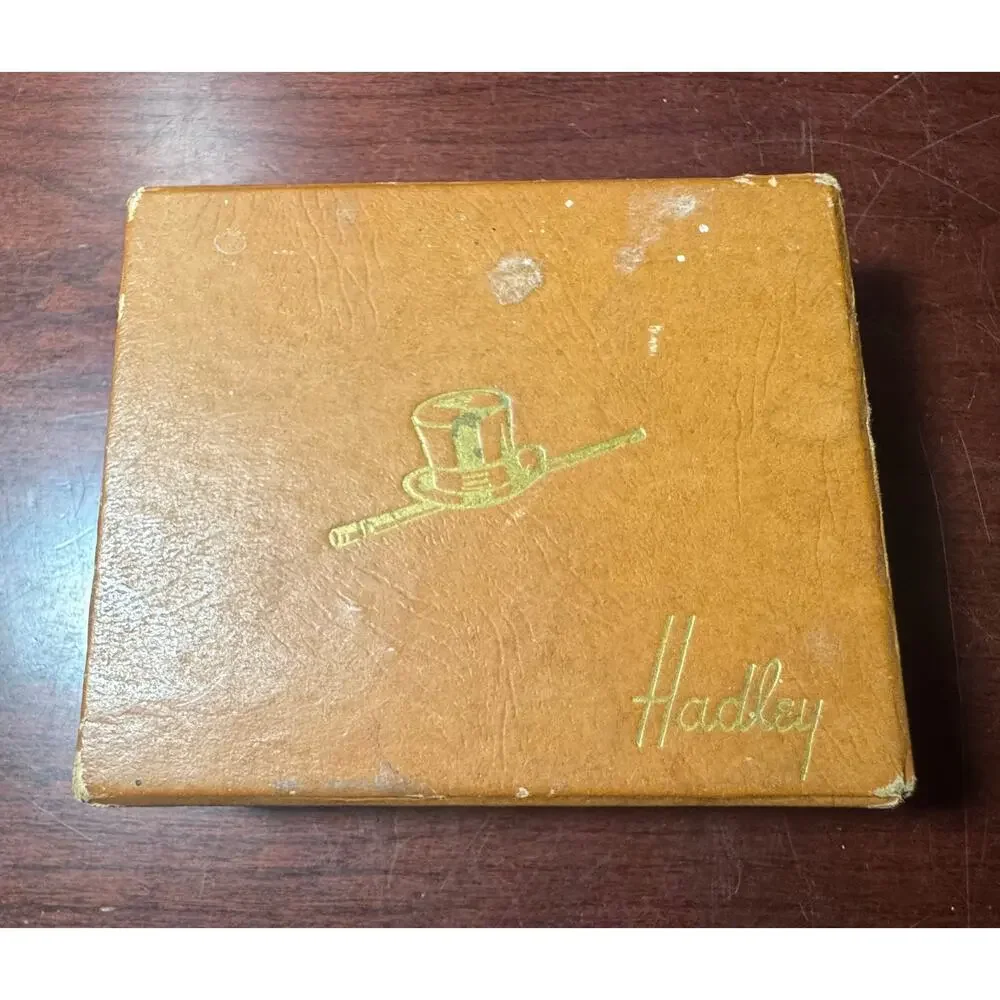 Vintage Hadley Money Clip or Tie Bar Yellow Gold Tone Made USA Golf Club